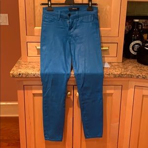 J Brand coated ankle jean/leggings